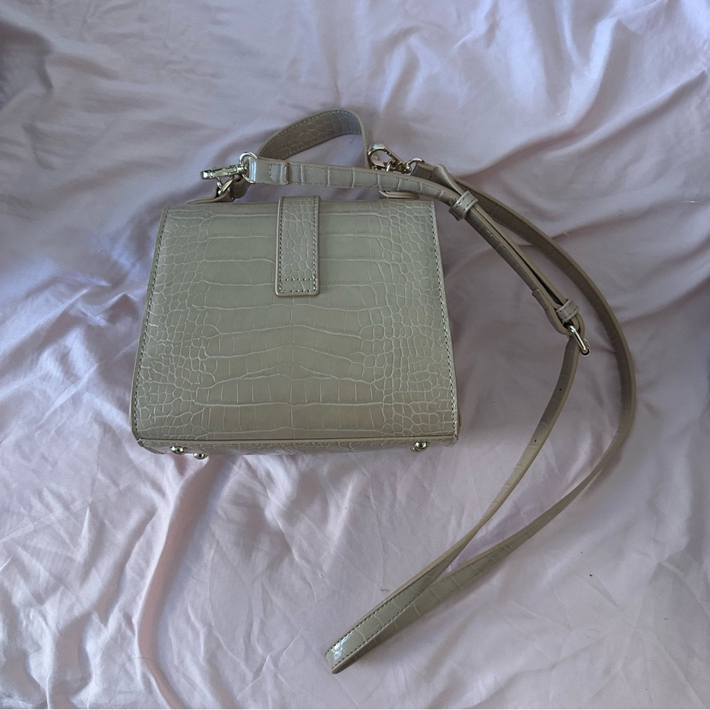 Croc-Embossed Cross-Body Bag - Picture 3 of 5